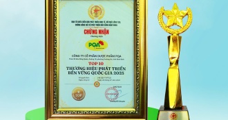 Dược phẩm PQA được vinh danh “Thương hiệu Phát triển Bền vững Quốc gia 2025”